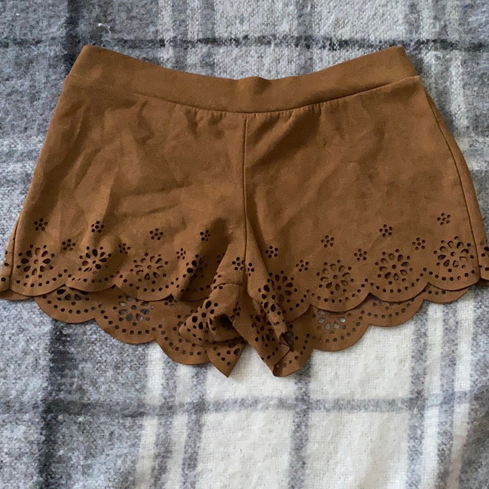 Laser trim shorts